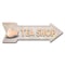 Signmission Tea Shop Arrow Decal Funny Home Decor 18in Wide D-A-999581 - alternate 1